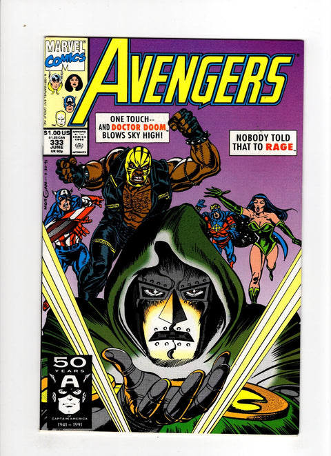 The Avengers, Vol. 1 #333 (1991) Buy & Sell Comics Online Comic Shop Toronto Canada