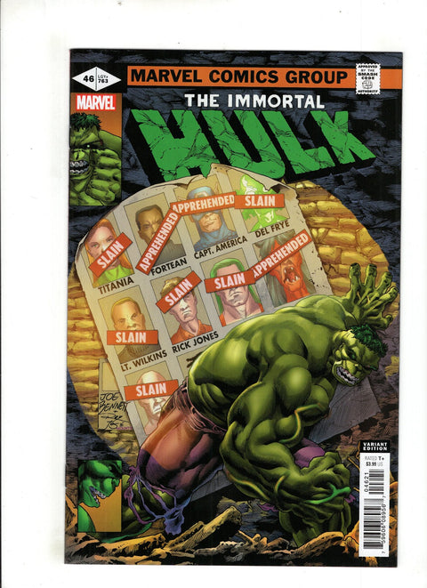 The Immortal Hulk #46 (Cvr B) (2021) Joe Bennett Homage Variant B Joe Bennett Homage Variant Buy & Sell Comics Online Comic Shop Toronto Canada