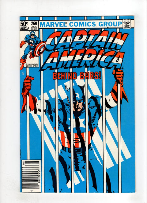 Captain America, Vol. 1 #260 (1981) Newsstand Edition Newsstand Edition Buy & Sell Comics Online Comic Shop Toronto Canada