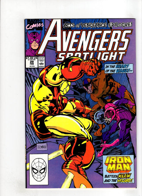 Avengers: Spotlight, Vol. 1 #29 (1989) Buy & Sell Comics Online Comic Shop Toronto Canada
