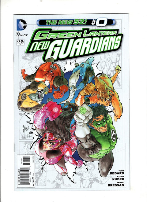Green Lantern: New Guardians #0 (Cvr A) (2012) Guillem March A Guillem March Buy & Sell Comics Online Comic Shop Toronto Canada