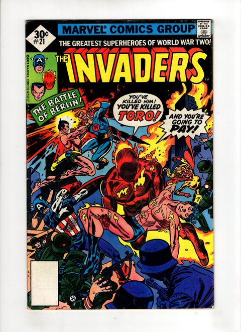 The Invaders, Vol. 1 #21 (1977) Buy & Sell Comics Online Comic Shop Toronto Canada