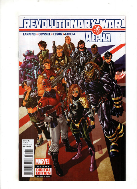 Revolutionary War: Alpha #1 (Cvr A) (2014) Mark Brooks A Mark Brooks Buy & Sell Comics Online Comic Shop Toronto Canada