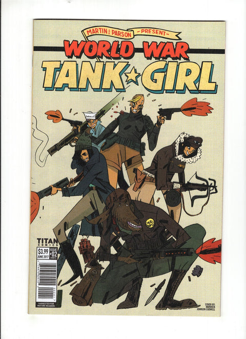 Tank Girl: World War Tank Girl #2 (Cvr D) (2017) Variant Warwick Johnson Cadwell Cover D Variant Warwick Johnson Cadwell Cover Buy & Sell Comics Online Comic Shop Toronto Canada