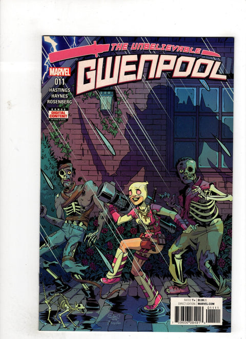 The Unbelievable Gwenpool #11 (2017) Tamra Bonvillain Tamra Bonvillain Buy & Sell Comics Online Comic Shop Toronto Canada