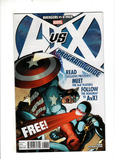 Avengers vs. X-Men Program Guide #1 (2012) Buy & Sell Comics Online Comic Shop Toronto Canada