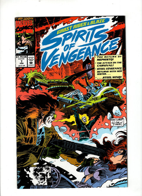 Ghost Rider / Blaze: Spirits of Vengeance #7 (1992) Buy & Sell Comics Online Comic Shop Toronto Canada