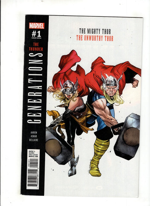 Generations: The Unworthy Thor & The Mighty Thor #1 (Cvr B) (2017) Variant Olivier Coipel B Variant Olivier Coipel Buy & Sell Comics Online Comic Shop Toronto Canada