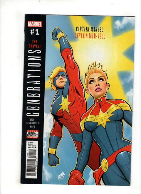 Generations: Captain Marvel & Captain Mar-Vell #1 (Cvr A) (2017) David Nakayama A David Nakayama Buy & Sell Comics Online Comic Shop Toronto Canada