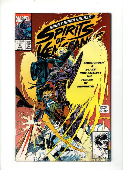 Ghost Rider / Blaze: Spirits of Vengeance #8 (1993) Buy & Sell Comics Online Comic Shop Toronto Canada