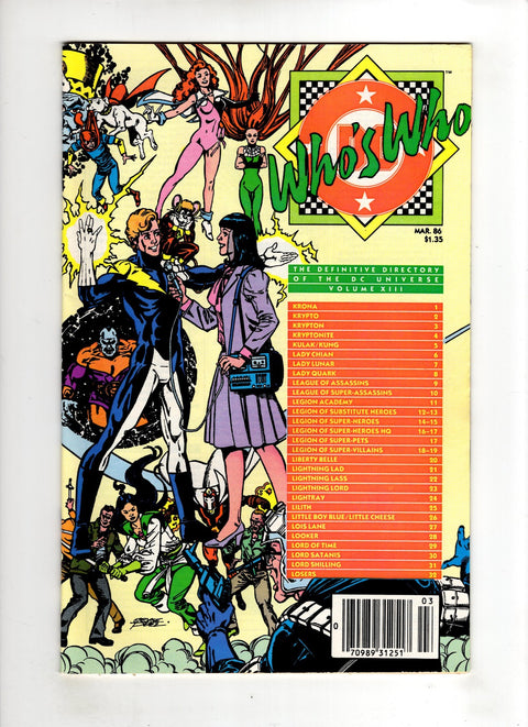 Who's Who: The Definitive Directory of the DC Universe #13 (1986) Buy & Sell Comics Online Comic Shop Toronto Canada