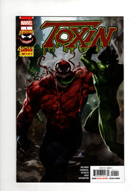 Extreme Carnage: Toxin #1 (Cvr A) (2021) Skan A Skan Buy & Sell Comics Online Comic Shop Toronto Canada