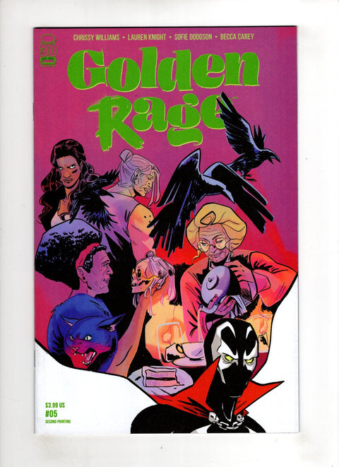Golden Rage #5 (Cvr D) (2022) 2nd Printing Lauren Knight Spawn Variant D 2nd Printing Lauren Knight Spawn Variant Buy & Sell Comics Online Comic Shop Toronto Canada