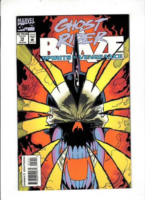 Ghost Rider / Blaze: Spirits of Vengeance #12 (1993) Buy & Sell Comics Online Comic Shop Toronto Canada