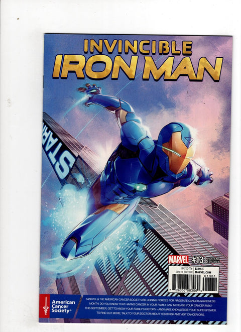 Invincible Iron Man, Vol. 2 #13 (Cvr C) (2016) Jamal Campbell Prostate Awareness Month C Jamal Campbell Prostate Awareness Month Buy & Sell Comics Online Comic Shop Toronto Canada