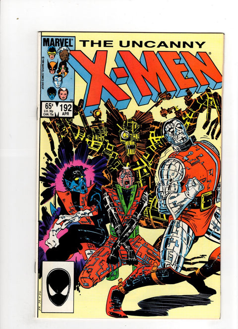 Uncanny X-Men, Vol. 1 #192 (1985) Buy & Sell Comics Online Comic Shop Toronto Canada