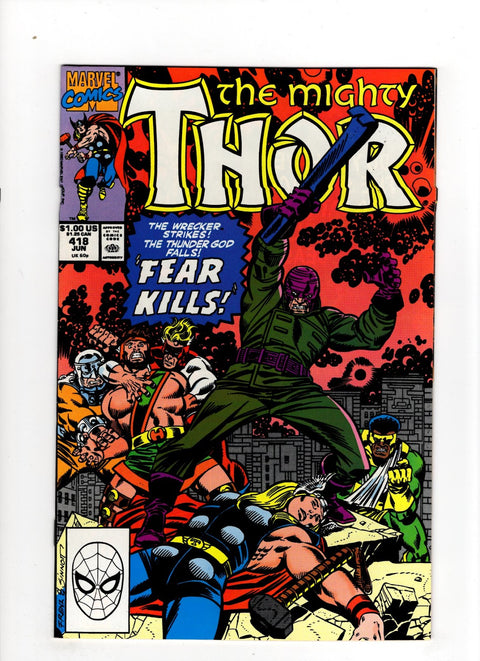 Thor, Vol. 1 #418 (1990) Buy & Sell Comics Online Comic Shop Toronto Canada
