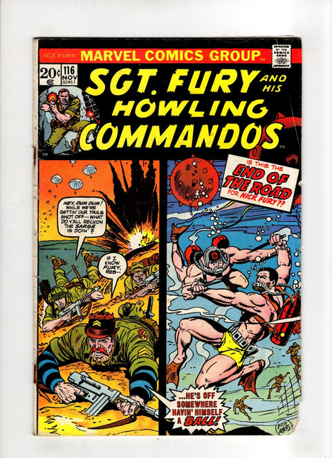 Sgt. Fury and His Howling Commandos #116 (1973) Buy & Sell Comics Online Comic Shop Toronto Canada