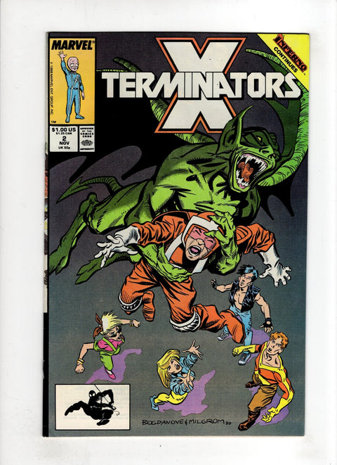 X-Terminators, Vol. 1 #2 (1988) Buy & Sell Comics Online Comic Shop Toronto Canada