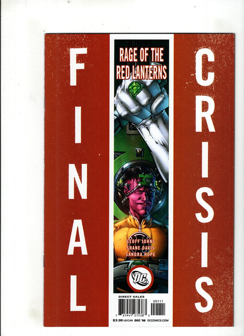 Final Crisis: Rage of the Red Lanterns #1 (Cvr B) (2008) Sliver B Sliver Buy & Sell Comics Online Comic Shop Toronto Canada