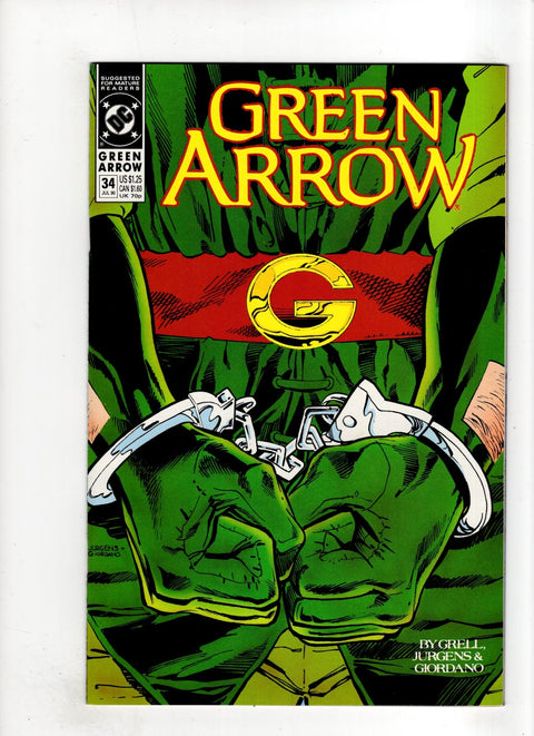 Green Arrow, Vol. 2 #34 (1990) Buy & Sell Comics Online Comic Shop Toronto Canada