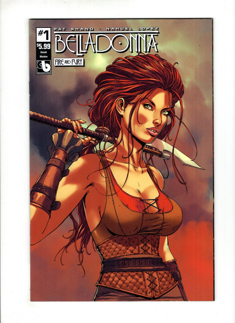 Belladonna: Fire Fury #1 (Cvr B) (2017) Shield Maiden Variant B Shield Maiden Variant Buy & Sell Comics Online Comic Shop Toronto Canada