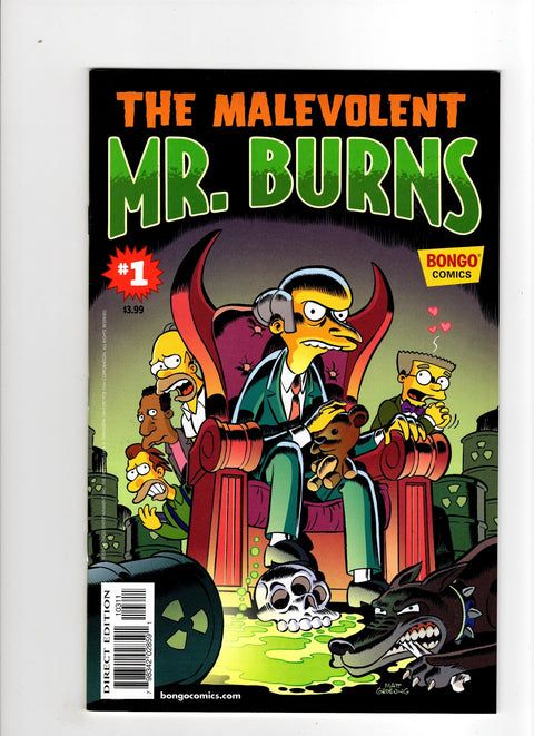 The Malevolent Mr. Burns #1 (2013) Buy & Sell Comics Online Comic Shop Toronto Canada