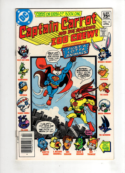 Captain Carrot and his Amazing Zoo Crew #14 (1983) Canadian Price Variant Canadian Price Variant Buy & Sell Comics Online Comic Shop Toronto Canada