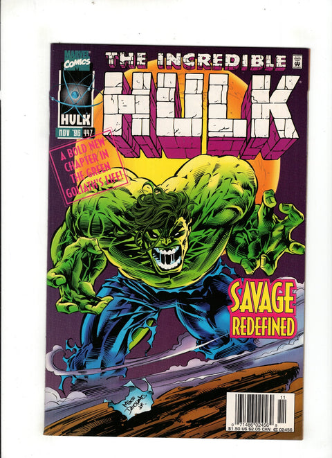 The Incredible Hulk, Vol. 1 #447 (1996) Newsstand Edition Newsstand Edition Buy & Sell Comics Online Comic Shop Toronto Canada