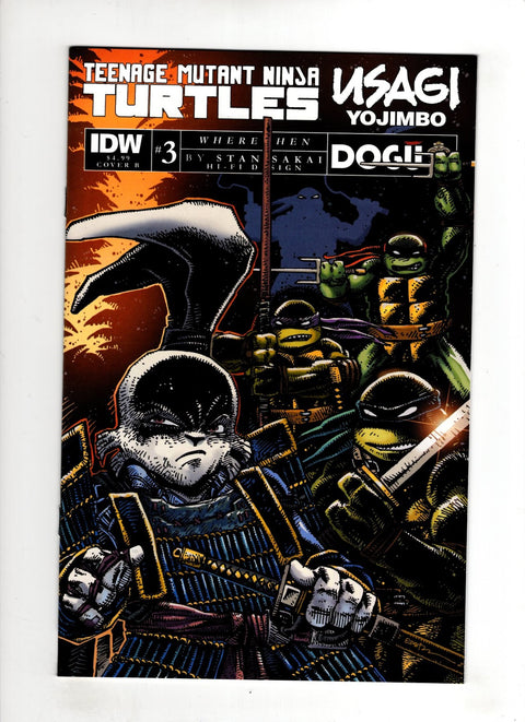 Teenage Mutant Ninja Turtles / Usagi Yojimbo: WhereWhen #3 (Cvr B) (2023) Kevin Eastman Variant B Kevin Eastman Variant Buy & Sell Comics Online Comic Shop Toronto Canada