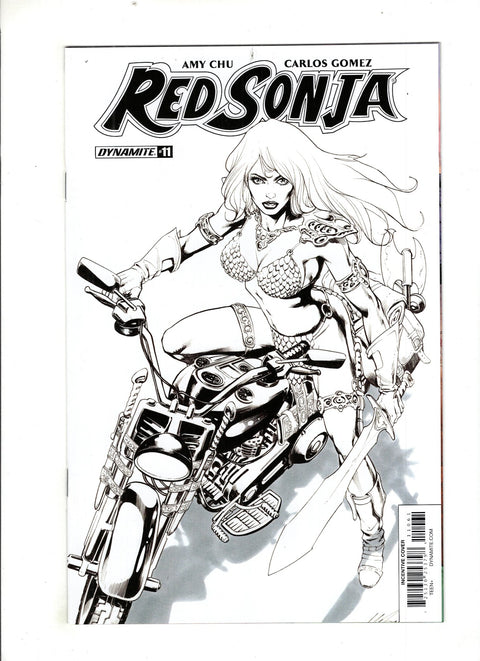 Red Sonja, Vol. 4 (Dynamite Entertainment) #11 (Cvr F) (2017) Incentive Marco Santucci B&W F Incentive Marco Santucci B&W Buy & Sell Comics Online Comic Shop Toronto Canada