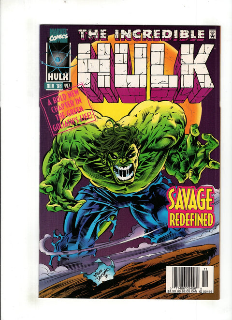 The Incredible Hulk, Vol. 1 #447 (1996) Newsstand Edition Newsstand Edition Buy & Sell Comics Online Comic Shop Toronto Canada