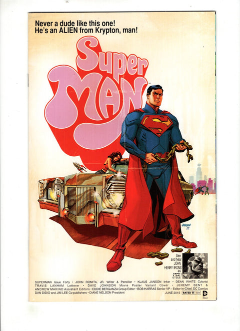 Superman, Vol. 3 #40 (Cvr B) (2015) Movie Poster Variant B Movie Poster Variant Buy & Sell Comics Online Comic Shop Toronto Canada