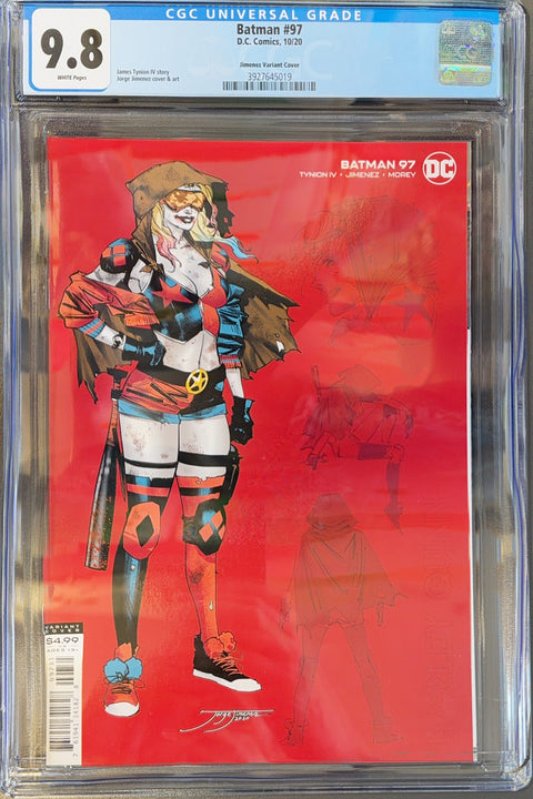 Batman, Vol. 3 #97 (CGC 9.8) (2020) C Jorge Jiménez Incentive Design Variant (1:25) Buy & Sell Comics Online Comic Shop Toronto Canada
