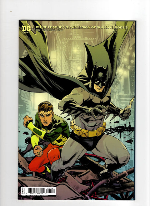 Justice League vs. The Legion of Super-Heroes #3 (Cvr B) (2022) Travis Moore Card Stock Variant B Travis Moore Card Stock Variant Buy & Sell Comics Online Comic Shop Toronto Canada