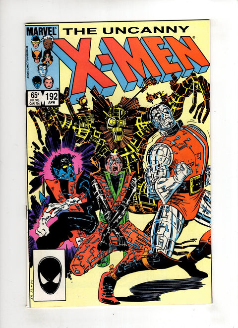 Uncanny X-Men, Vol. 1 #192 (1985) Buy & Sell Comics Online Comic Shop Toronto Canada