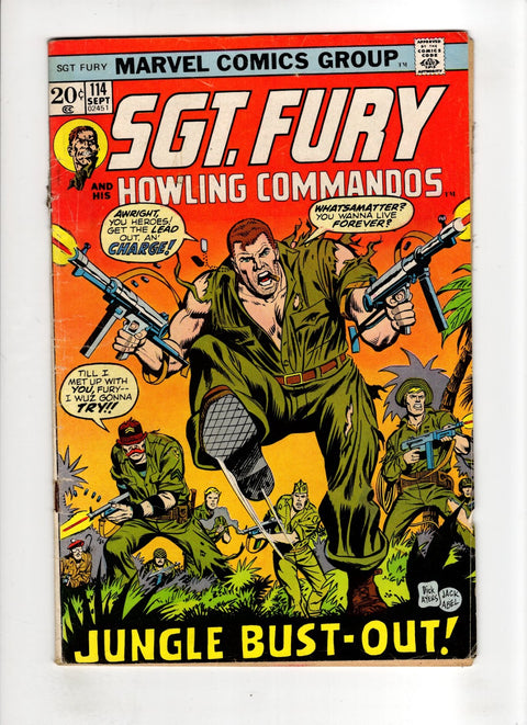 Sgt. Fury and His Howling Commandos #114 (1973) Buy & Sell Comics Online Comic Shop Toronto Canada