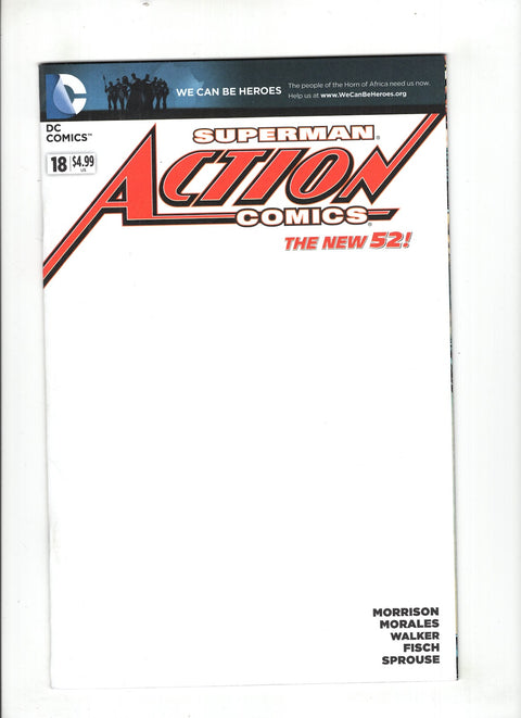 Action Comics, Vol. 2 #18 (Cvr E) (2013) We Can Be Heroes Blank E We Can Be Heroes Blank Buy & Sell Comics Online Comic Shop Toronto Canada