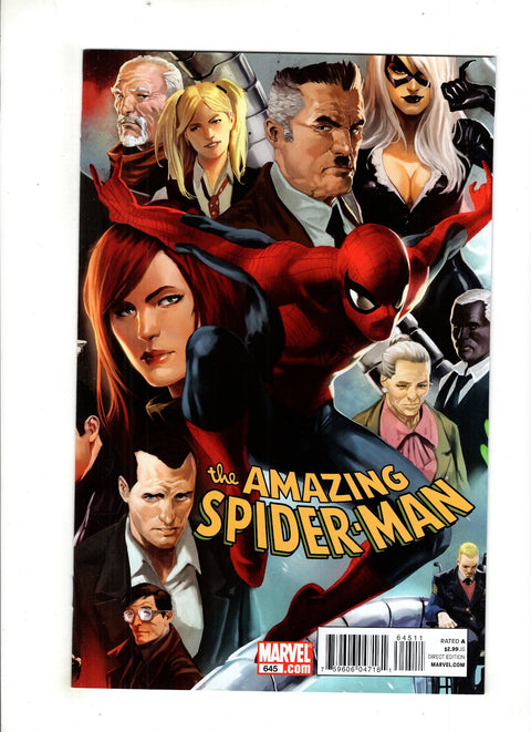 The Amazing Spider-Man, Vol. 2 #645 (Cvr A) (2010) Marko Djurdjević A Marko Djurdjević Buy & Sell Comics Online Comic Shop Toronto Canada