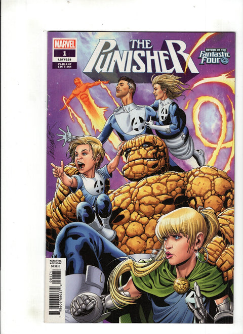 The Punisher, Vol. 12 #1 (Cvr G) (2018) Variant Salvador Larroca Return Of The Fantastic Four G Variant Salvador Larroca Return Of The Fantastic Four Buy & Sell Comics Online Comic Shop Toronto Canada