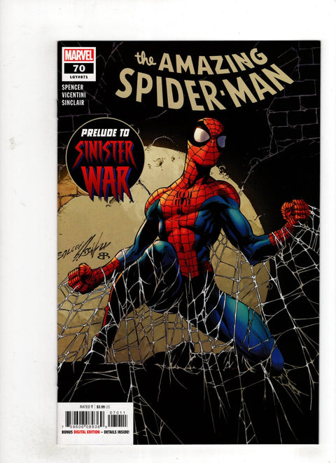 The Amazing Spider-Man, Vol. 5 #70 (Cvr A) (2021) Mark Bagley A Mark Bagley Buy & Sell Comics Online Comic Shop Toronto Canada