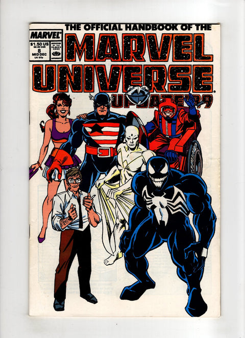 The Official Handbook of the Marvel Universe: Update '89 #8 (1989) Buy & Sell Comics Online Comic Shop Toronto Canada