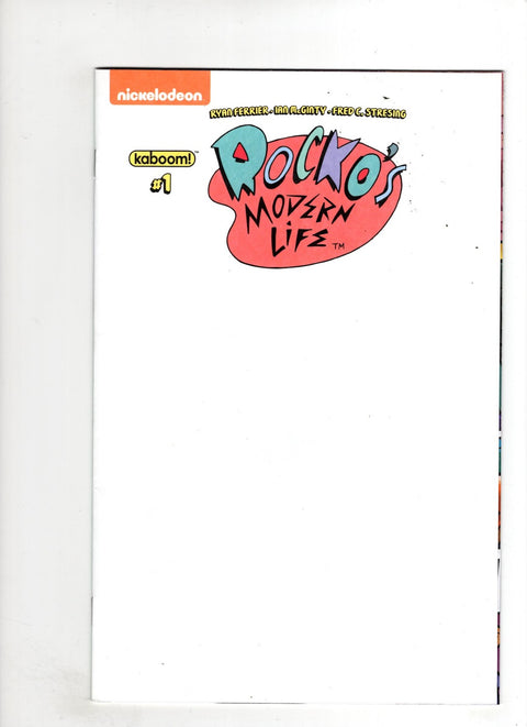 Rocko's Modern Life (Boom! Studios) #1 (Cvr D) (2017) Variant Blank D Variant Blank Buy & Sell Comics Online Comic Shop Toronto Canada