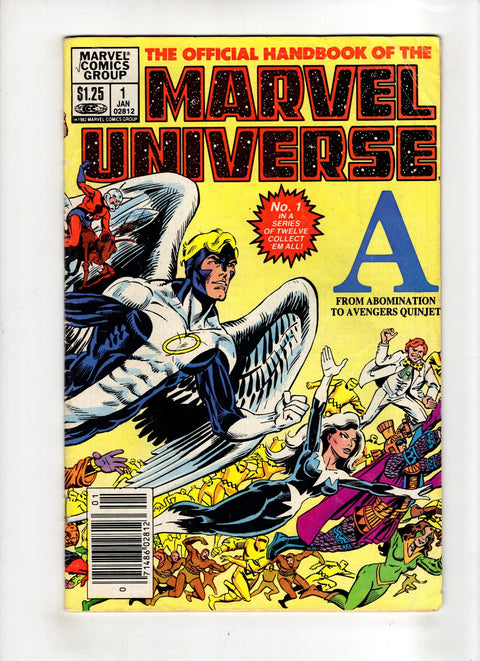 Official Handbook of the Marvel Universe, Vol. 1 #1 (Cvr C) (1983) Canadian Price Variant C Canadian Price Variant Buy & Sell Comics Online Comic Shop Toronto Canada