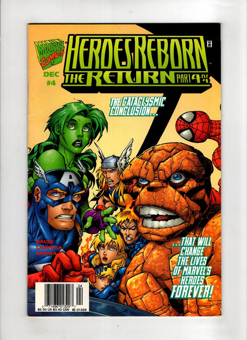 Heroes Reborn: The Return #4 (1997) Newsstand Edition Newsstand Edition Buy & Sell Comics Online Comic Shop Toronto Canada