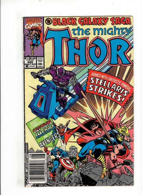 Thor, Vol. 1 #420 (Cvr B) (1990) Newsstand Edition B Newsstand Edition Buy & Sell Comics Online Comic Shop Toronto Canada