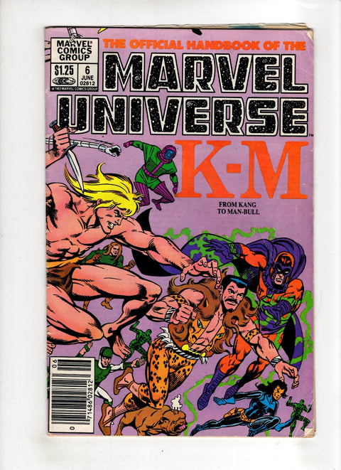 Official Handbook of the Marvel Universe, Vol. 1 #6 (Cvr C) (1983) Canadian Price Variant C Canadian Price Variant Buy & Sell Comics Online Comic Shop Toronto Canada