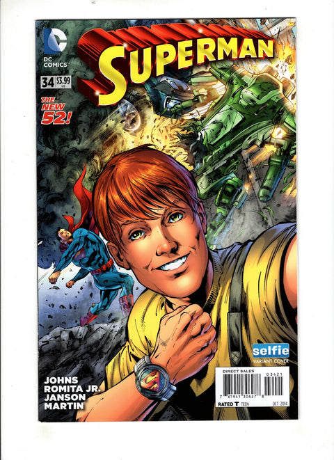 Superman, Vol. 3 #34 (Cvr B) (2014) Selfie Variant B Selfie Variant Buy & Sell Comics Online Comic Shop Toronto Canada
