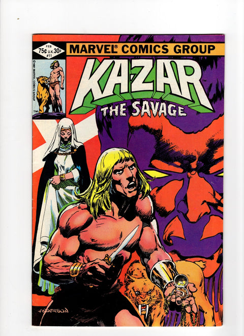 Ka-Zar, Vol. 3 #11 (1982) Buy & Sell Comics Online Comic Shop Toronto Canada