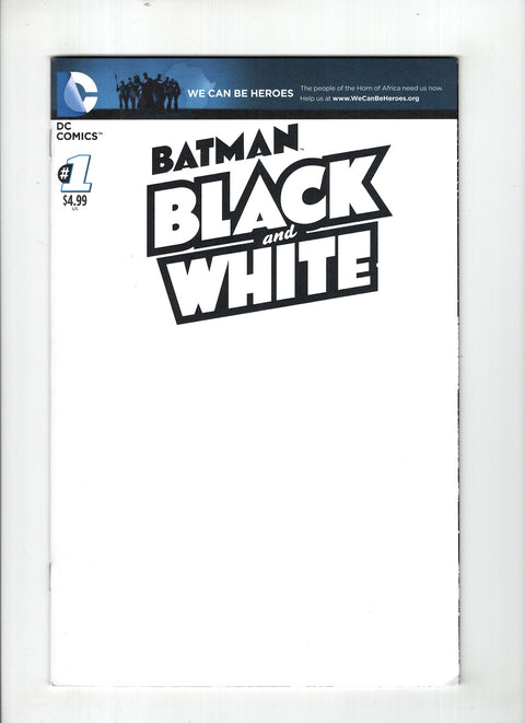 Batman: Black & White, Vol. 2 #1 (Cvr D) (2013) Blank Variant D Blank Variant Buy & Sell Comics Online Comic Shop Toronto Canada